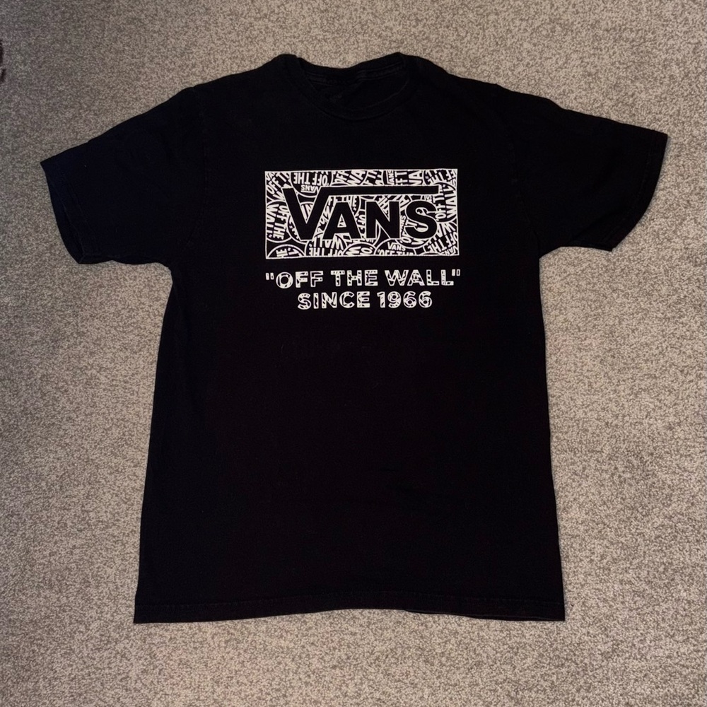 Vans Black and White Graphic Tee